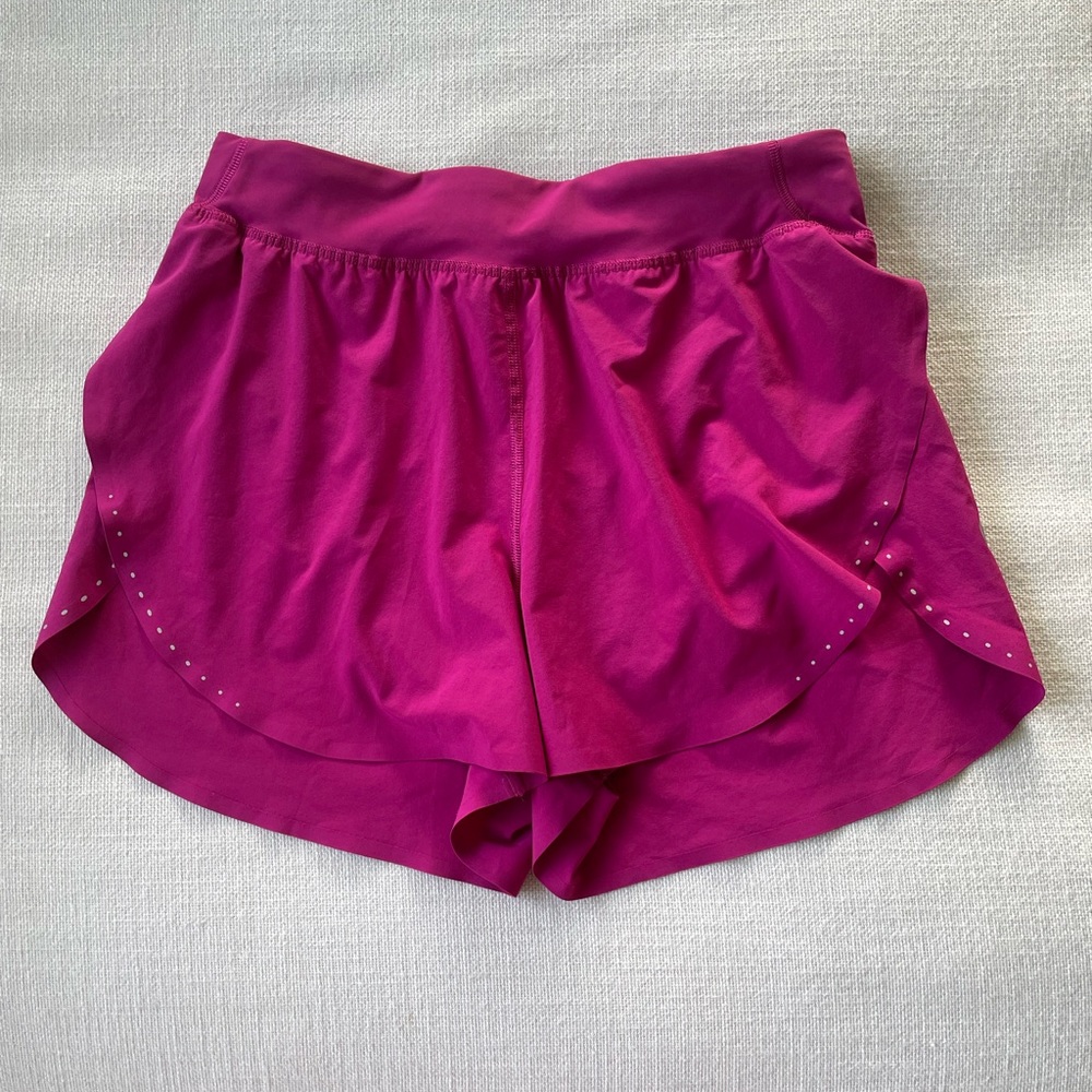 Lululemon fast and free reflective classic fit high rise short- 3in inseam